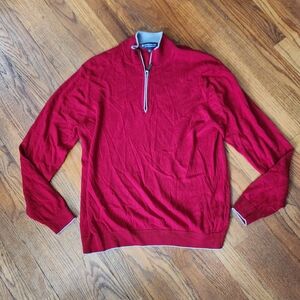 Extra Fine Merino Wool Quarter Zip Sweater